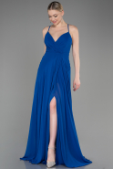 Sax Blue Long Prom Gown ABU1305
