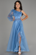 Long Indigo Girl Dress ABU2453