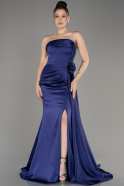 Parlement Strapless Slit Long Satin Prom Gown ABU3980