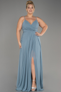 Turquoise Long Plus Size Evening Dress ABU1324