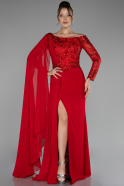 Red Long Evening Dress ABU3511