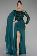 Emerald Green Long Evening Dress ABU3511