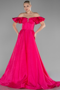 Fuchsia Long Evening Dress ABU3884