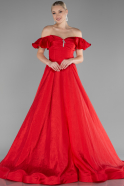 Red Long Evening Dress ABU3884