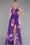 Violet Slit Long Prom Dress ABU3961