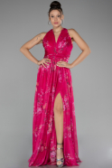 Long Fuchsia Evening Dress ABU4216