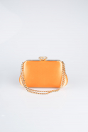 Orange Satin Night Bag SH834