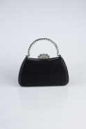 Black Laser Cut Night Bag KC311