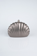 Platinum Plaster Fabric Evening Bag KC180