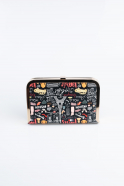 Black Patterned Box Bag KC121