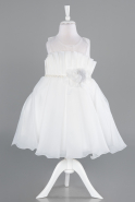 Short White Girl Dress ABK2158