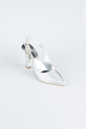 Silver Laser Cut Stiletto MJ4102