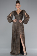 Copper Long Evening Dress ABU2905