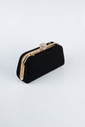 Black Suede Night Bag KC129