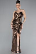 Copper Long Evening Dress ABU4524