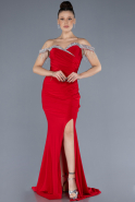 Long Red Evening Dress ABU4553