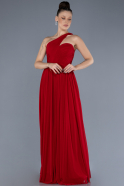 Long Red Prom Gown ABU3399