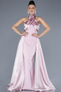 Long Powder Color Evening Dress ABU4411