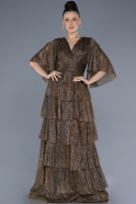 Long Copper Evening Dress ABU4552