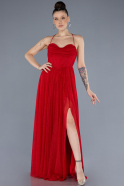 Long Red Prom Gown ABU4596