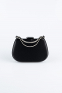 Black Satin Night Bag V746