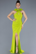 Long Pistachio Green Evening Dress ABU4610