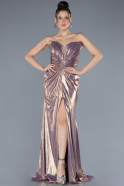 Long Powder Color Evening Dress ABU4623