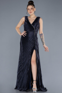 Long Navy Blue Evening Dress ABU4620