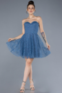 Short Indigo Party Dress ABK2235