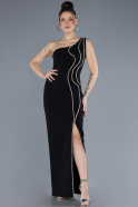 Midi Black Cocktail Dress ABK2236