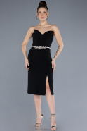 Midi Black Cocktail Dress ABK2238