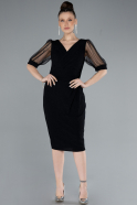 Short Black Plus Size Cocktail Dress ABK2247