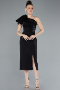 Midi Black Cocktail Dress ABK2249