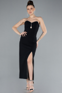 Midi Black Cocktail Dress ABK2254