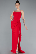 Long Red Mermaid Evening Gown ABU4666