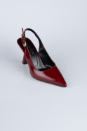 Burgundy Patent Leather Evening Shoe ABR1130
