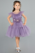 Short Lavender Girl Dress ABK2067