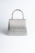 Platinum Laser Cut Evening Bag SH842