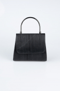 Black Laser Cut Evening Bag SH842