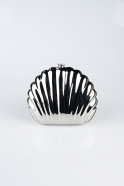 Silver Metal Night Bag SH848