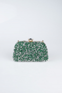Emerald Green Suede Night Bag SH849