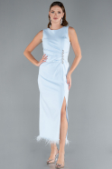 Light Blue Midi Cocktail Dress ABK2169