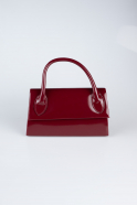Burgundy Patent Leather Night Bag KC163