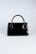 Black Patent Leather Night Bag KC163