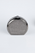 Platinum Plaster Fabric Evening Bag KC821