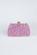 Powder Color Plaster Fabric Night Bag SH849