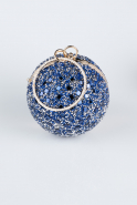 Sax Blue Scaly Evening Bag SH803