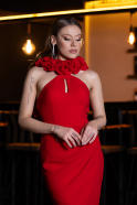 Long Red Evening Dress ABU4610