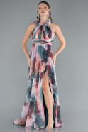 Long Onion Skin Evening Dress ABU4901