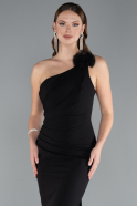 Long Black Evening Dress ABU4891